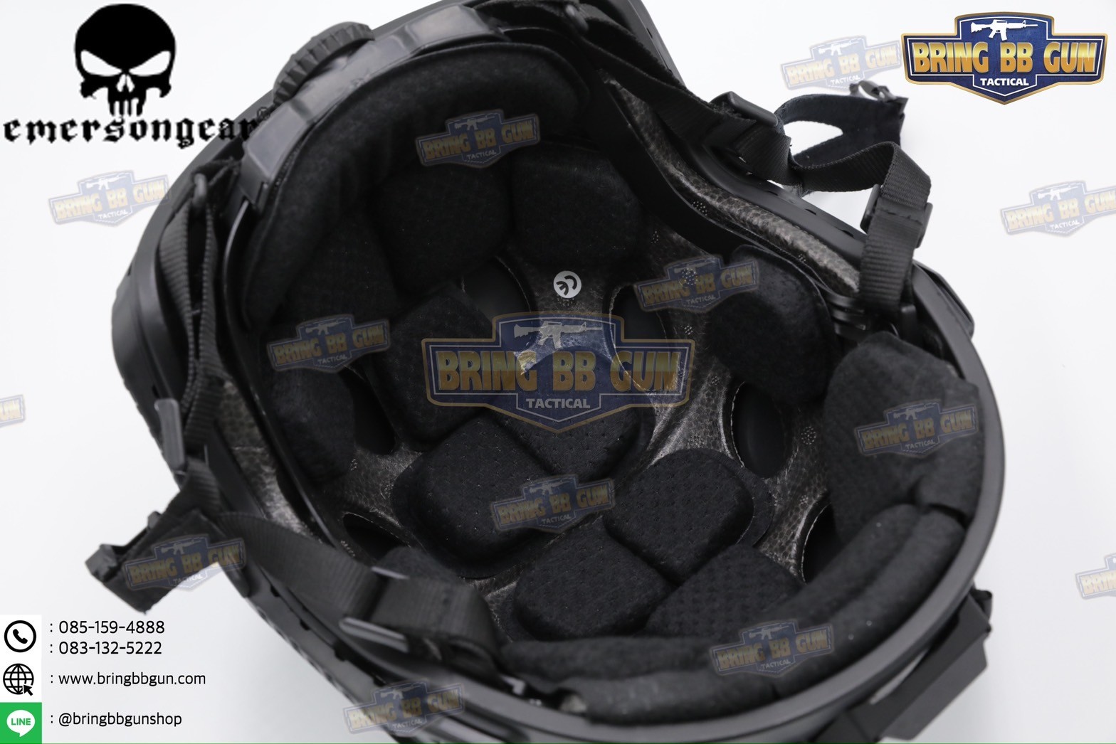 หมวก FAST SF SUPER HIGH CUT ยี่ห้อ Emerson (Emersongear Fast SF Super High Cut Tactical Helmet) (Ultra High Cut) (Super High Cut) (Tactical Helmet) (OPS-C)