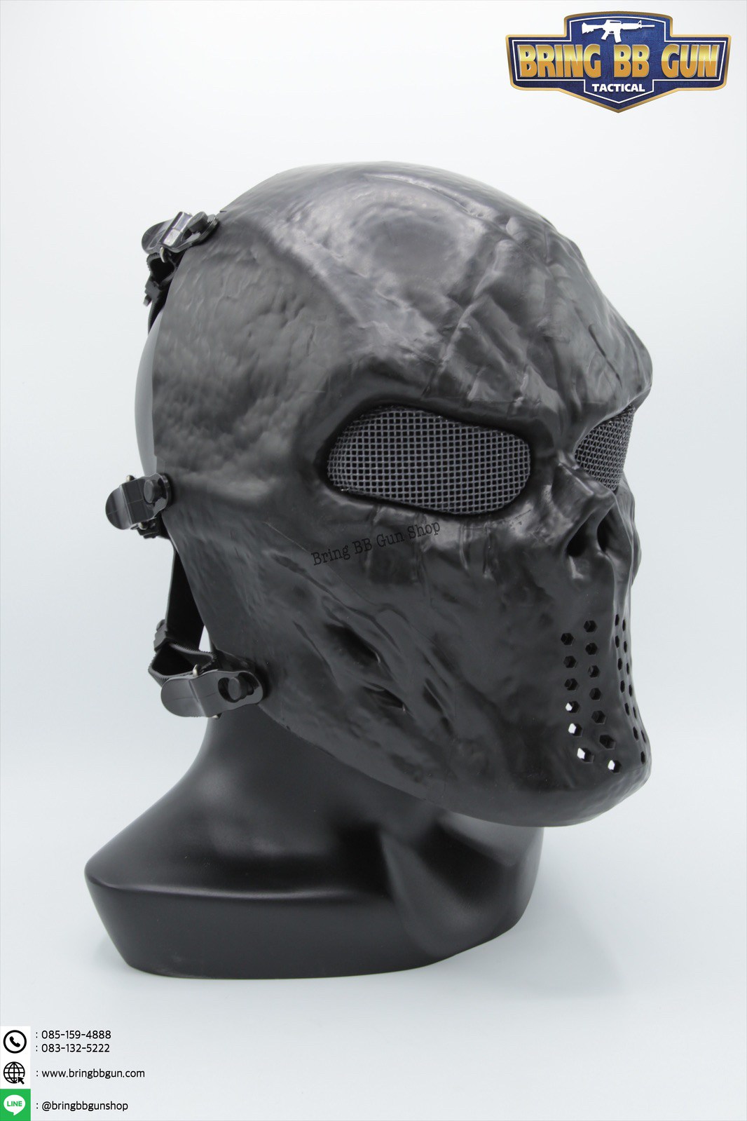 หน้ากาก ยี่ห้อ FMA รุ่น หัวกระโหลก (Full face skeleton mask of terror)