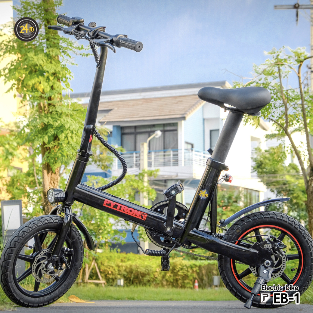 จักรยานไฟฟ้า PYTRON รุ่น EB-1 350W 36V 6Ah ล้อลม 14" EB ประกันศูนย์ไทย 1 ปี 24You