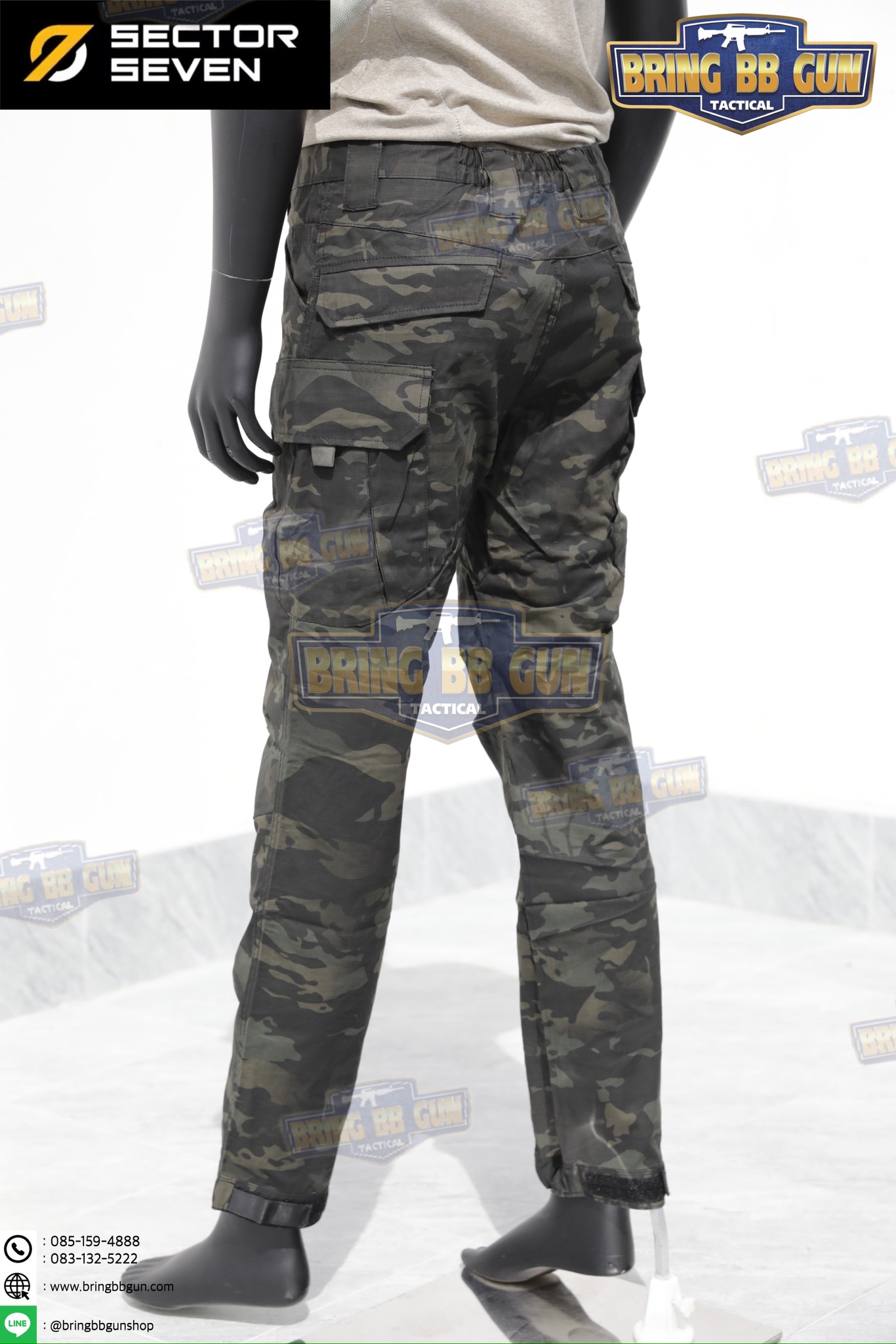 กางเกงขายาว Sector Seven รุ่น IX2 สีพราง (ผ้าตาราง) (ผ้าบาง)