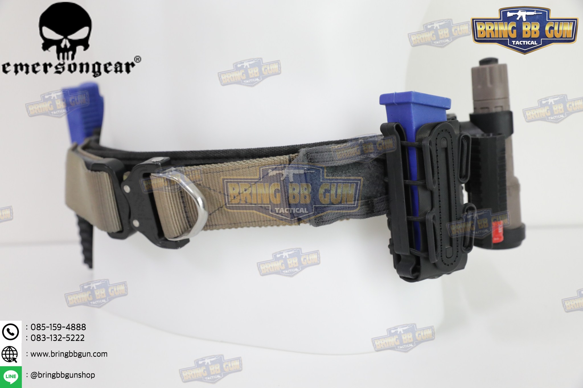 เข็มขัดยุทธวิธี รุ่น Cobra 2ชั้น (EmersonGear COBRA 1.75-2inch One-pcs Combat Belt) (Battle Belt) (War Belt)
