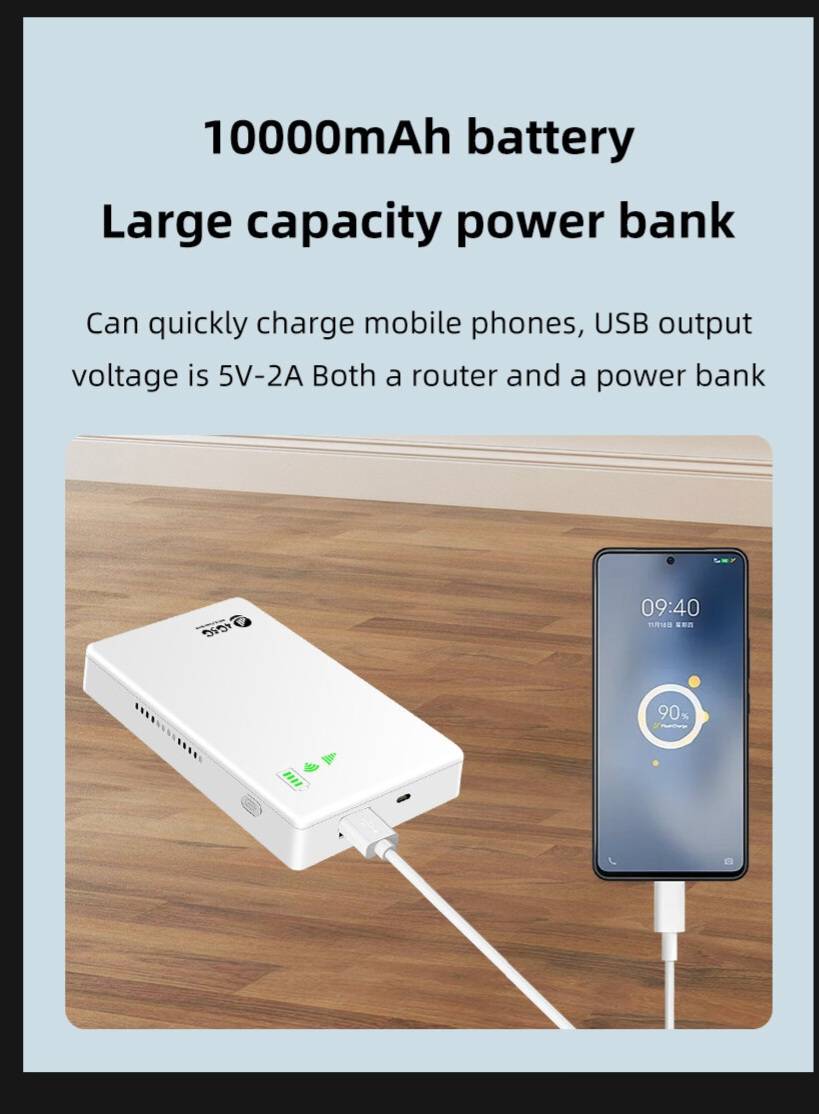 เที่ยวต่างประเทศ แชร์เน็ต Pocket WiFi 4G/5G รุ่น TP10000 ใหม่ล่าสุด รองรับซิมทุกเครือข่าย AIS / TRUE / DTAC