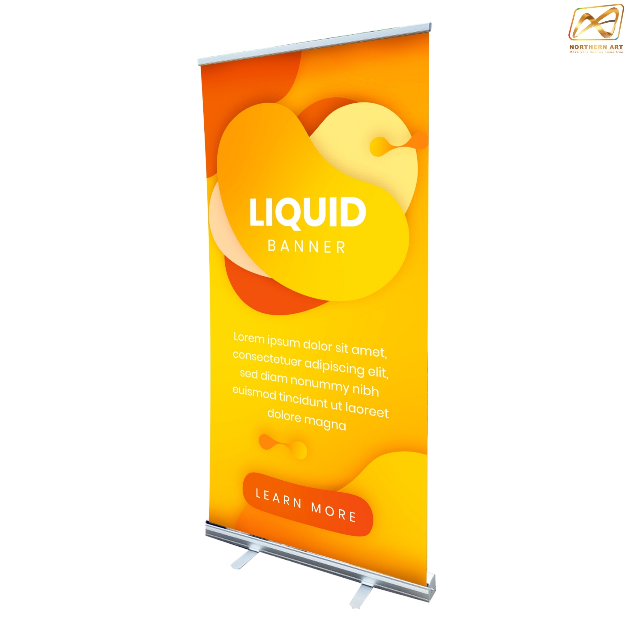 ROLL UP โรลอัพ รุ่น A PLUS ขนาด 120x200 ซม.1 หน้า โครงสร้างอะลูมิเนียมอย่างดี แข็งแรง ทนทาน ม้วนเก็บได้ พกพาสะดวก