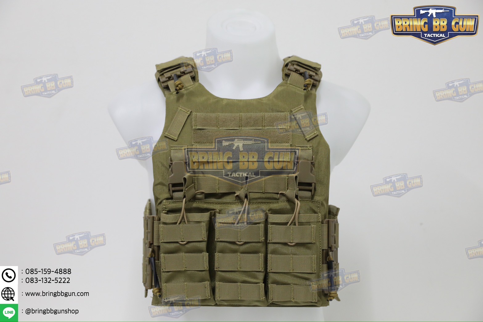 เสื้อเวส รุ่น 6094QRC (ปลดไว) (เวส6094 ปลดไว4จุด)(QRC Ver.2)