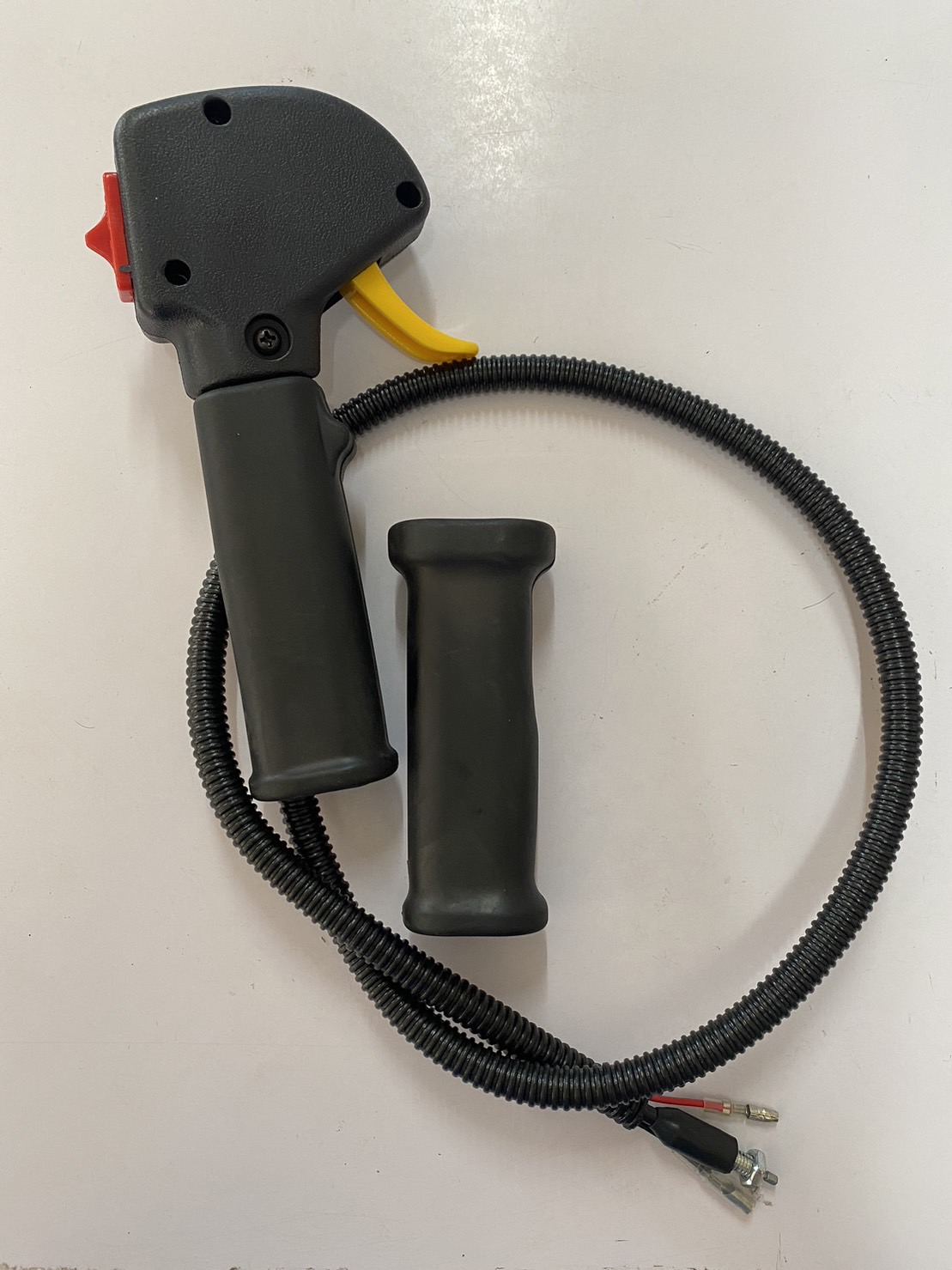 ชุดมือเร่งพร้อมสายเร่ง GX35 (หัวตรง ตรงรุ่น) ใช้กับเครื่องตัดหญ้า Honda GX35ข้อแข็ง