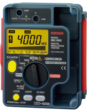 MG1000 SANWA Allows you to measure insulation resistance more safely by avoiding operation mistakes.
