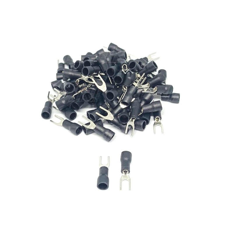 หางปลาแฉก หุ้มสลิป SV1-3 (100 ชิ้น) | มี 5 สี | สีดำ สีน้ำเงิน สีเขียว สีแดง สีเหลือง