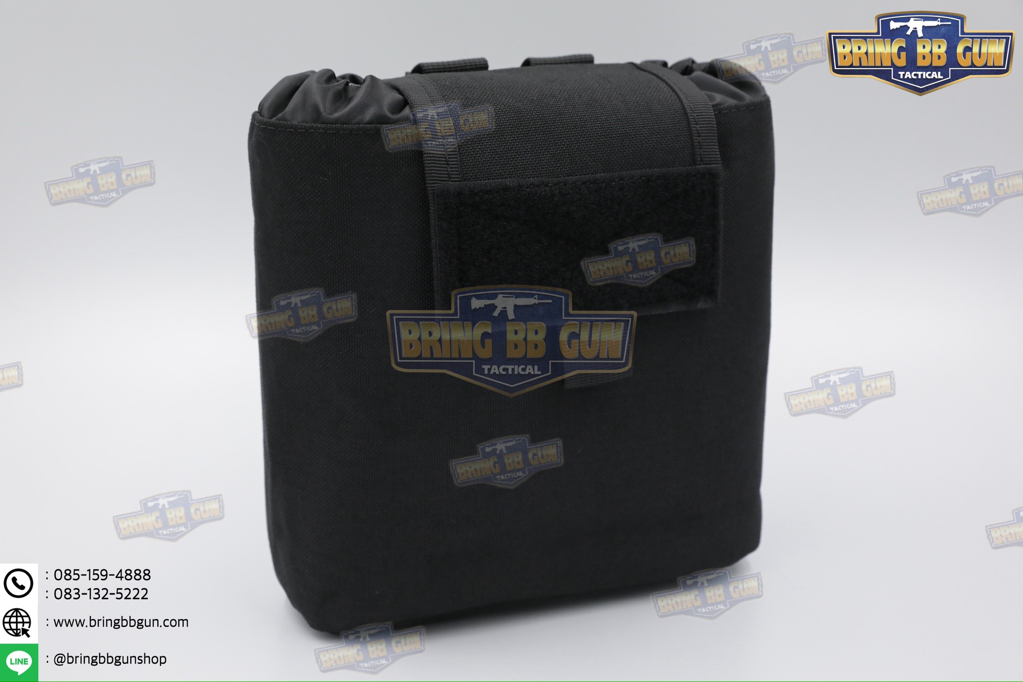 ถุงทิ้งแม็กกาซีนแบบพับได้ B01 (ถุงเก็บอุปกรณ์) (Tactical Storage Bag) (Folding Magazine Recycling Bags) (Drop Pouch) (Dump Pouch)