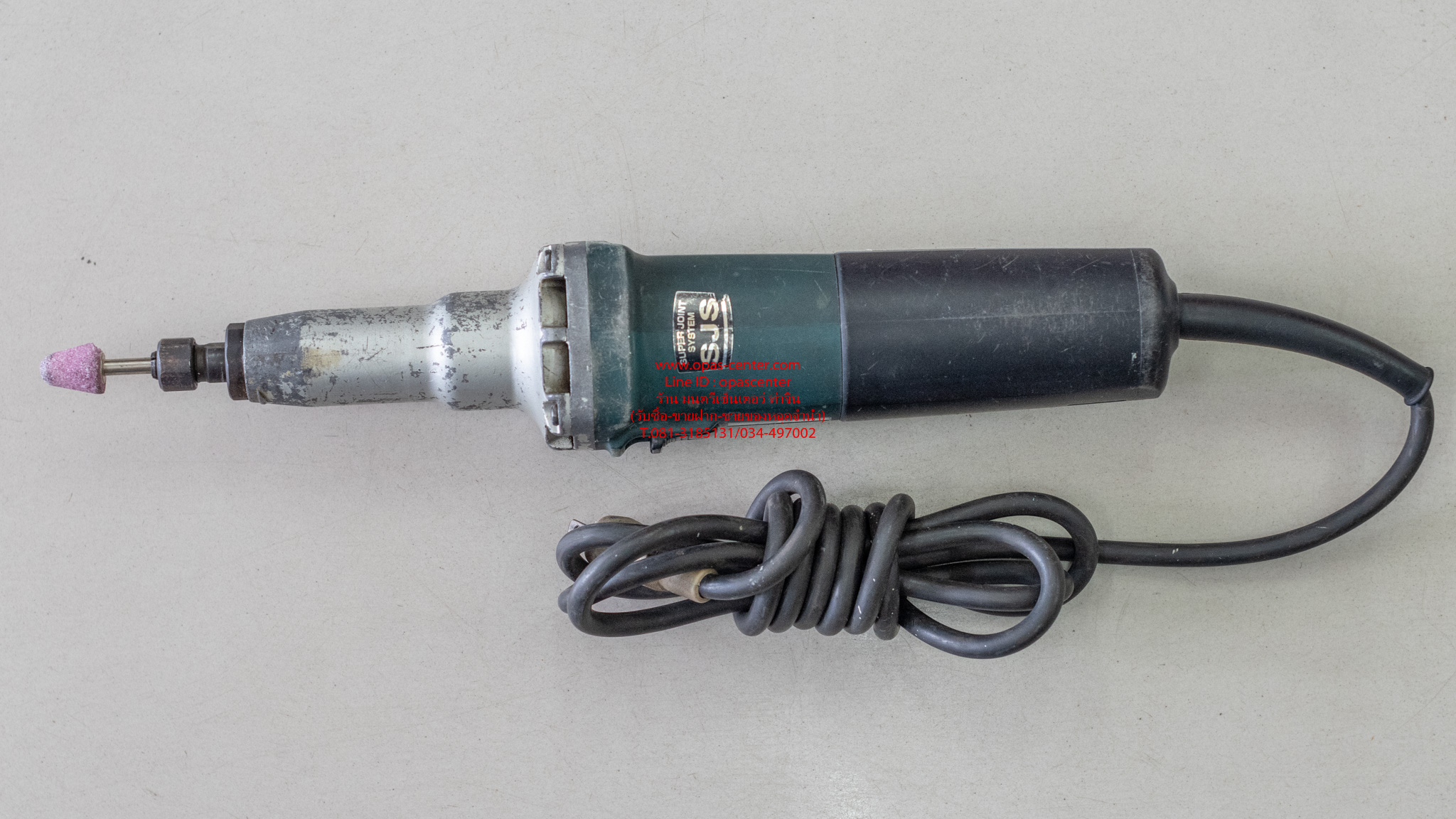 เครื่องเจียร์หินแกน (รอบเร็ว) 1/4" 8 mm รุ่น GD0800C ยี่ห้อ Makita (JP) Die Grinder ปรับรอบได้ ของแท้ มือสอง สภาพดี