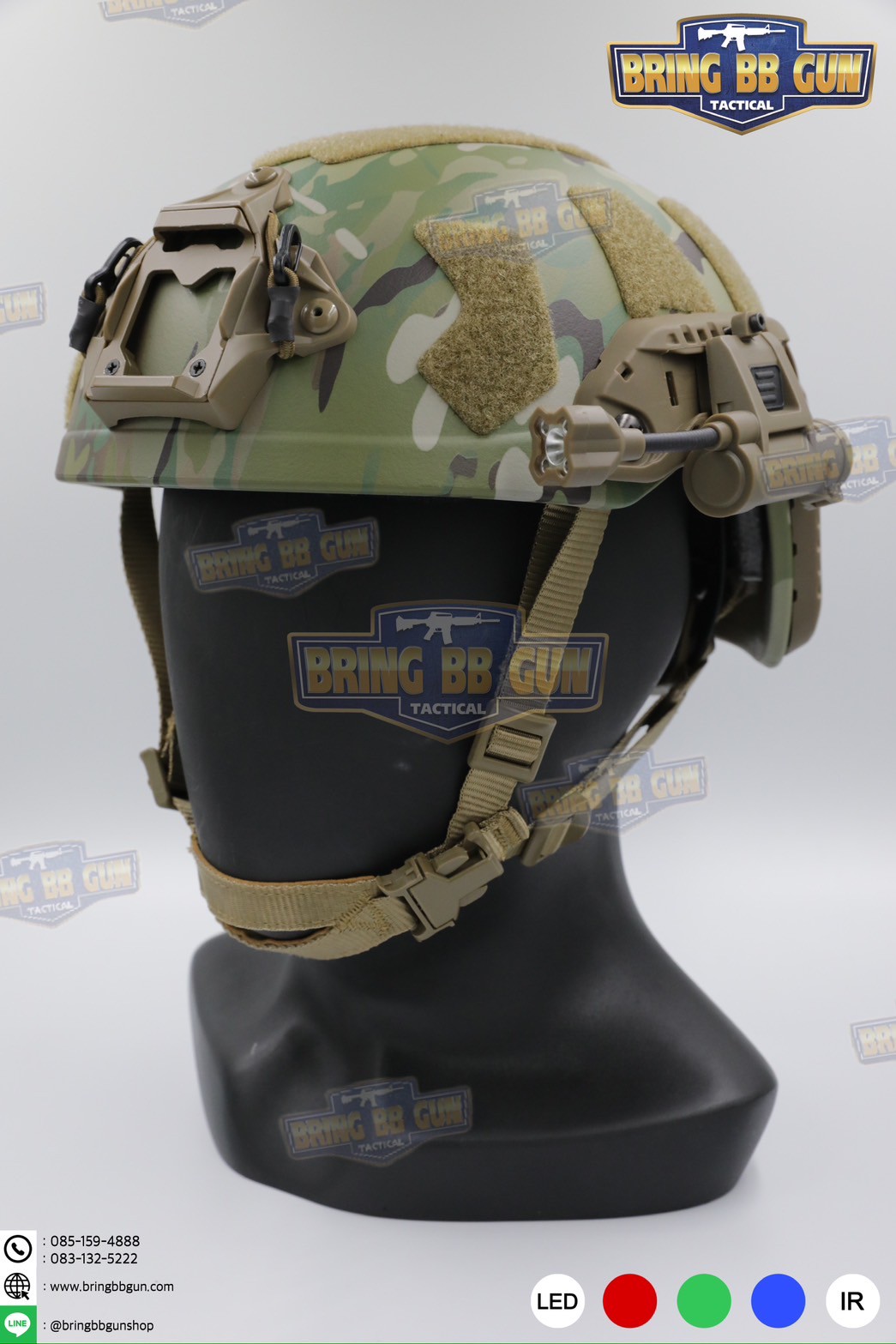 ไฟฉายติดหมวก MPLS Charge 4.0 (Military Helmet Light System) (ไฟฉายติดหมวกทรงPrinceton Tec)