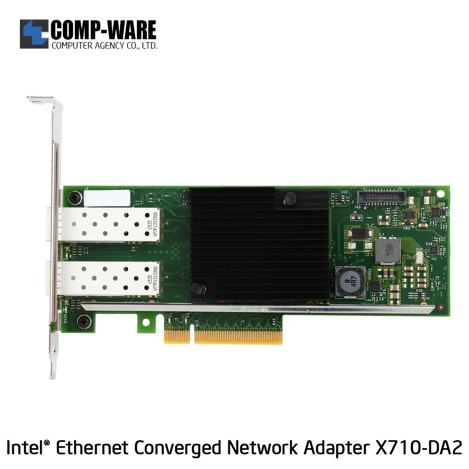 5 x Intel Ethernet Converged Network Adapter X710-DA2 (2-Port) SFP+DAC Connector รับประกัน 3ปี แบบBLK // สั่งซื้อขั้นต่ำ 5unit