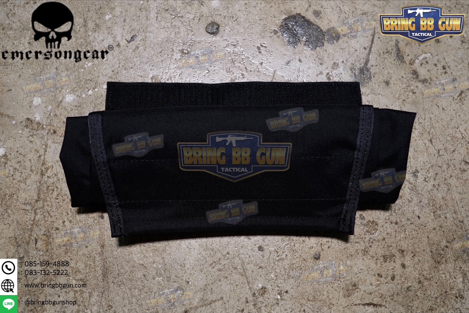 ถุงทิ้งแม็กกาซีนแบบพับได้ ยี่ห้อ Emerson (ถุงเก็บอุปกรณ์ แบบตีนตุ๊กแก) (Vest/Tactical Belt Paste Pouch)