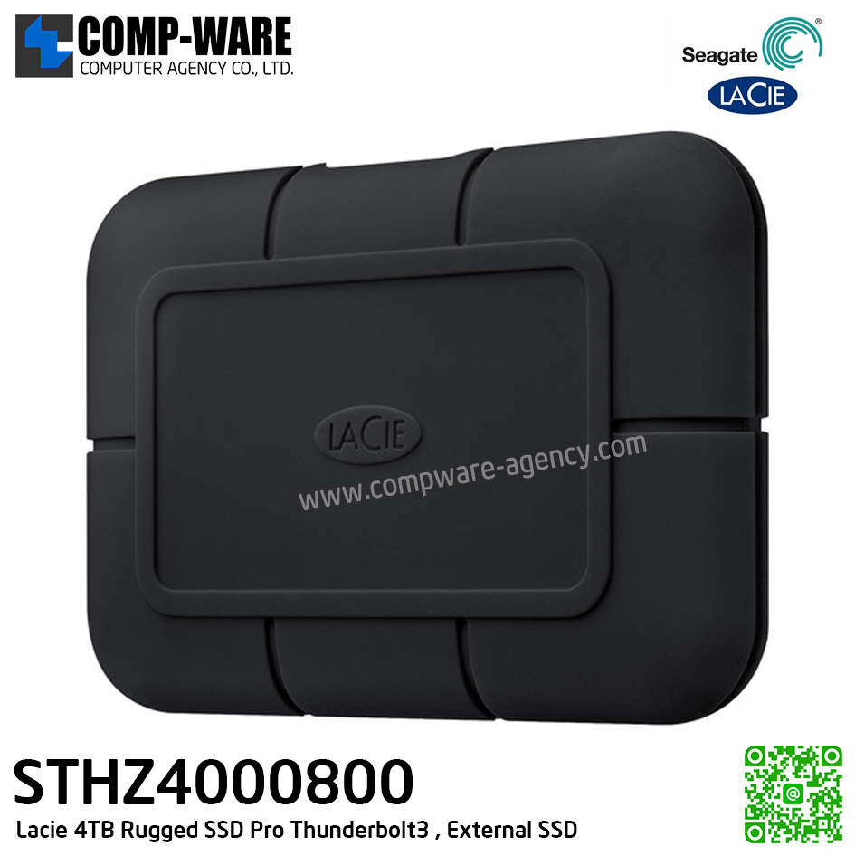 Seagate LaCie 4TB Rugged SSD Pro Thunderbolt3 - STHZ4000800 // สั่งซื้อขั้นต่ำ MOQ = 8 unit
