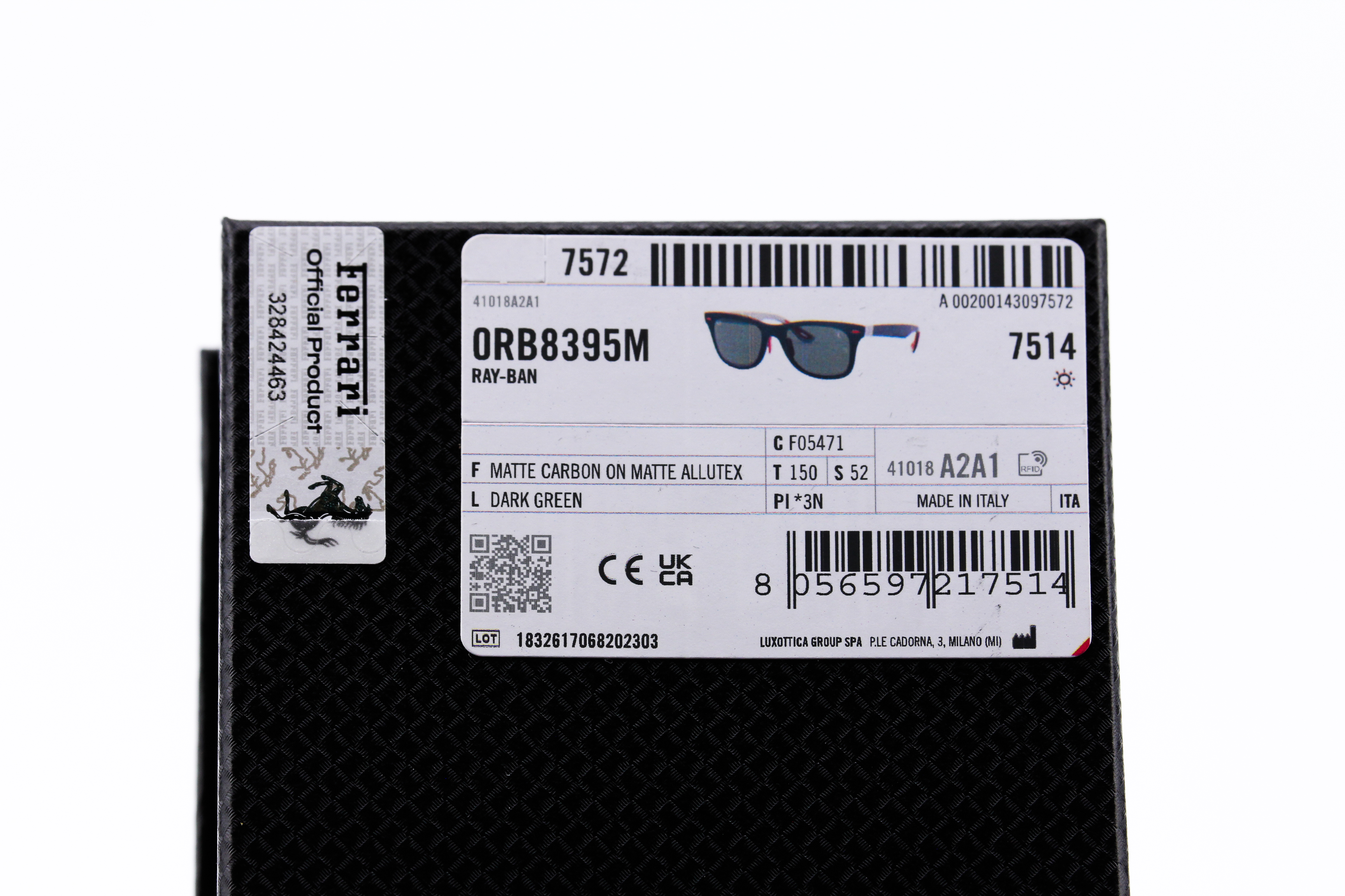 RayBan Ferrari Collection RB8395M F054/71 Wayfarer