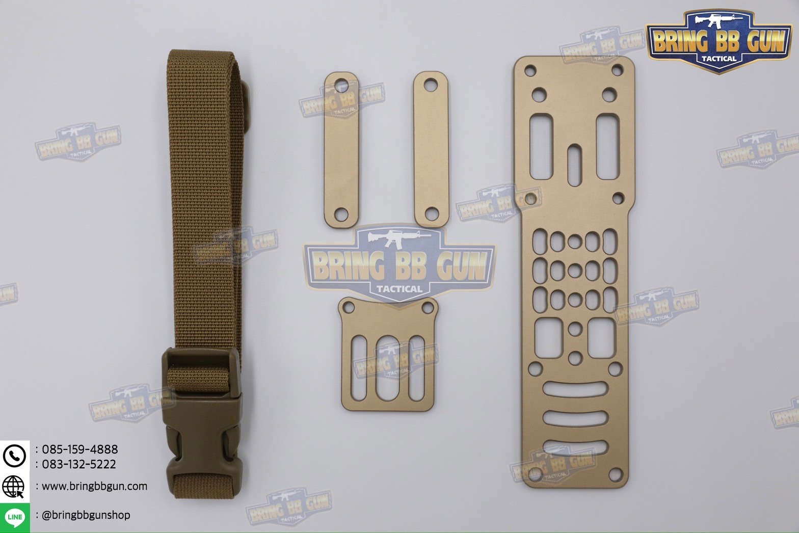 ชุดเซ็ทเพลทโหลดต่ำ CNC + ปลดไวก้ามปู + สายรัดต้นขาแบบนวม เพลทโหลดต่ำ CNC (เพลทลดต่ำ CNC) (เพลท CNC) สายรัดต้นขา แบบนวม (ARC RTI DUTY Mount Accessory) ปลดไวก้ามปู (Quick Locking System) (Modular Holster Adapter) (MHA)