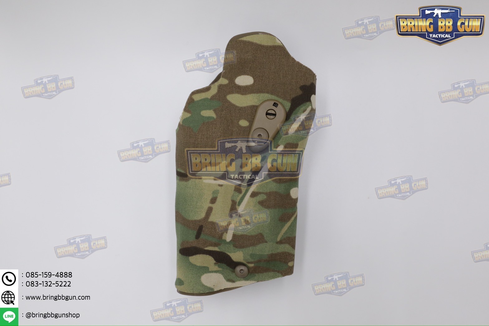 ซองปืนพกนอกปลดนิ้วโป้ง Sig Sauer P320 + ช่องไฟฉาย (ซองปืน 6354DO) (6354 DO) (P320 + X300)