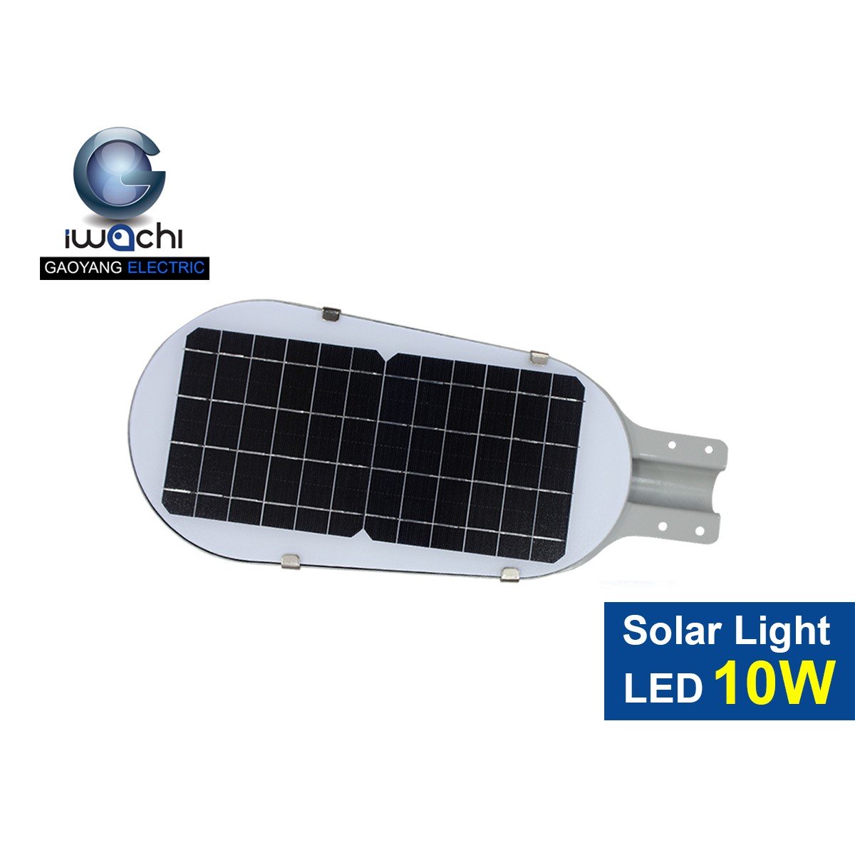 IWC-STR-SOLAR-10W โคมไฟถนนโซล่าเซลล์ แสงขาวและแสงวอร์มไวท์