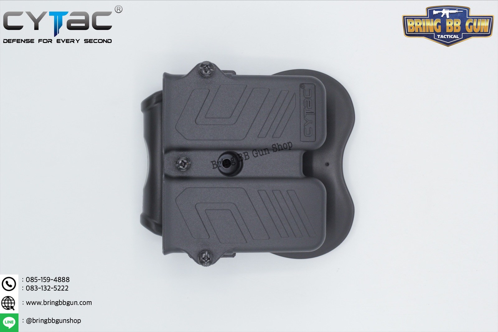 ซองแม็กกาซีนคู่ Universal ยี่ห้อ Cytac (Cytac ซองแม็กกาซีนคู่) (Universal Single Magazine Pouch)