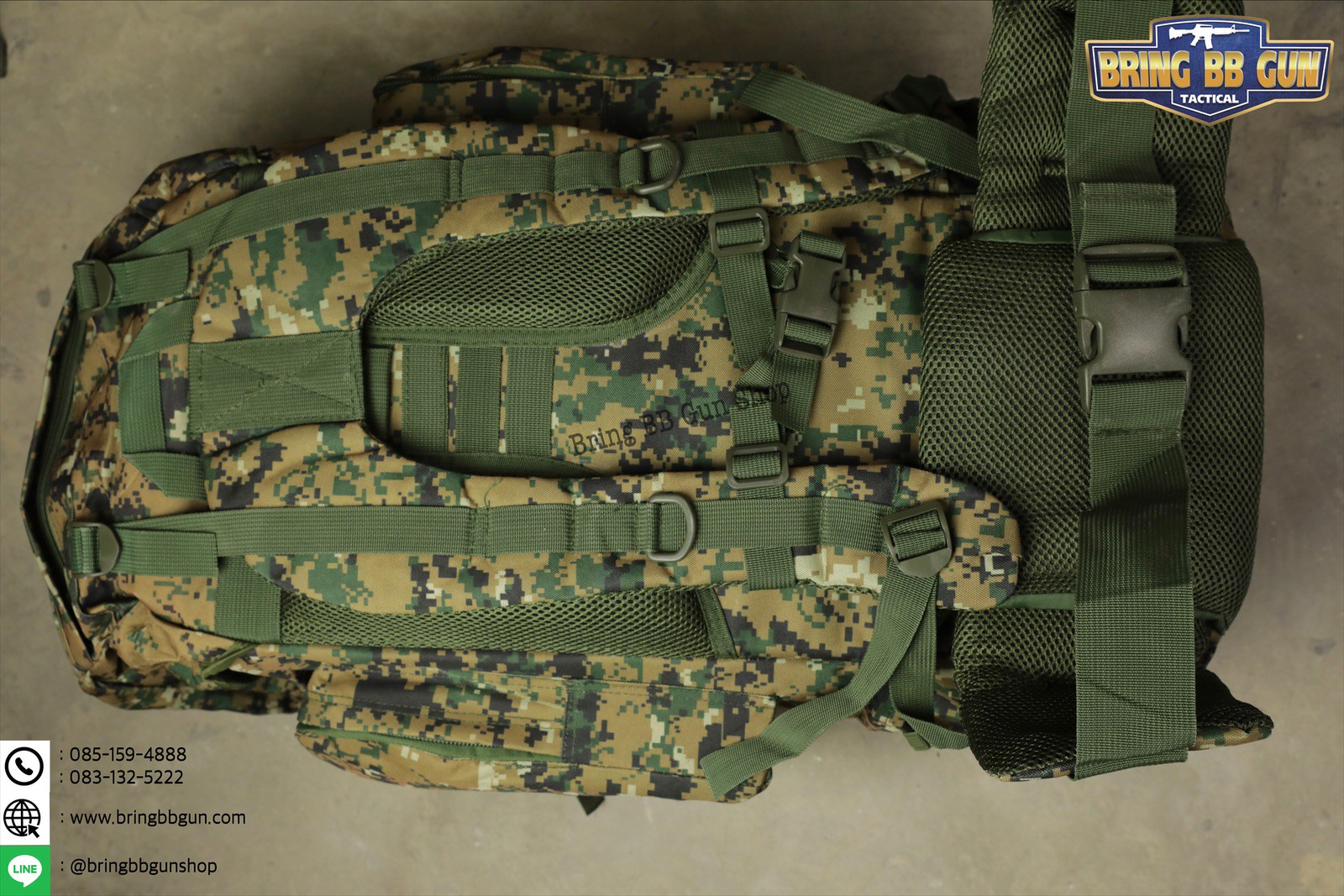 กระเป๋าเป้ รุ่นโครงเหล็ก