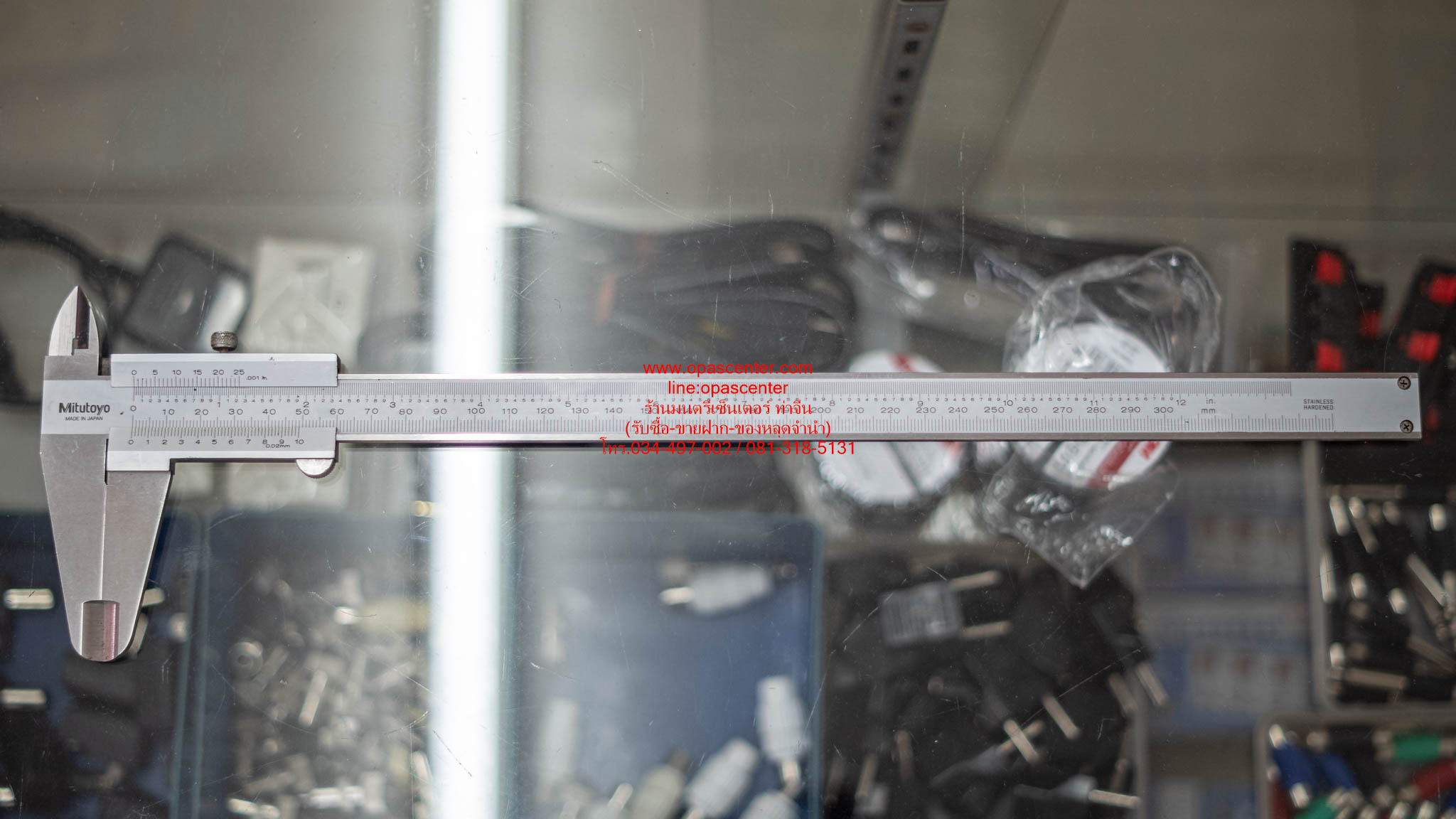Vernier Caliper เวอร์เนียแคลิเปอร์ Mitutoyo รุ่น 530-119 (0.02X0-12"/300มิล) ของแท้ มือสอง สภาพดี
