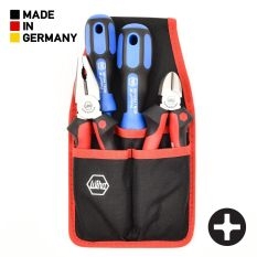Wiha ชุดเครื่องมือคีมปากจระเข้ คีมตัด และไขควงหัวPH1 PH2 รุ่น A9300-207 Set 7