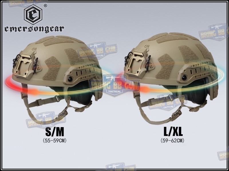 หมวก FAST SF SUPER HIGH CUT ยี่ห้อ Emerson (Emersongear Fast SF Super High Cut Tactical Helmet) (Ultra High Cut) (Super High Cut) (Tactical Helmet) (OPS-C)