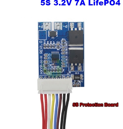 5S 3.2V 3.6V 7A 16V 18V ลิเที่ยมฟอสเฟต Lifepo4 Battery BMS Protection PCB Board for 32650 Battery Charger