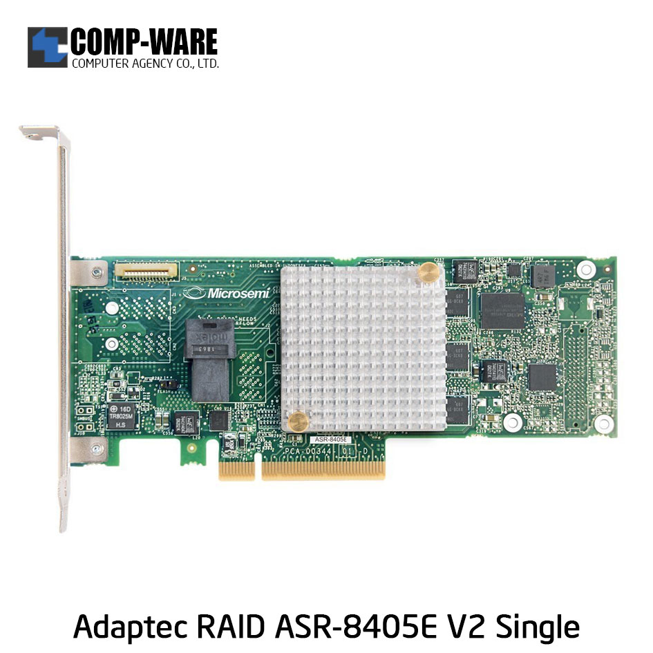 Microsemi Raid Controller 2293901-R (4-Port Internal) PCIe ASR-8405E V2 Single