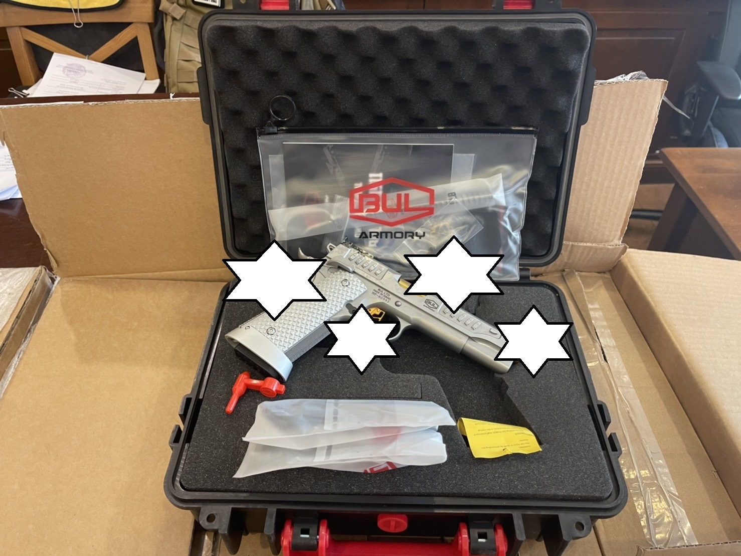 Bul Armory 2011 SAS II 9mm และ .45 (สวัสดิการกรมการปกครอง) สั่งซื้อปืนรบกวนติดต่อร้านเท่านั้น