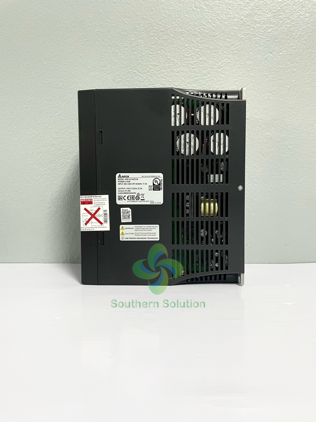 Delta AC Servo Drive ASD-A2-4523-M 4.5kW , 220V 3-Phase , close loop ,CAN open