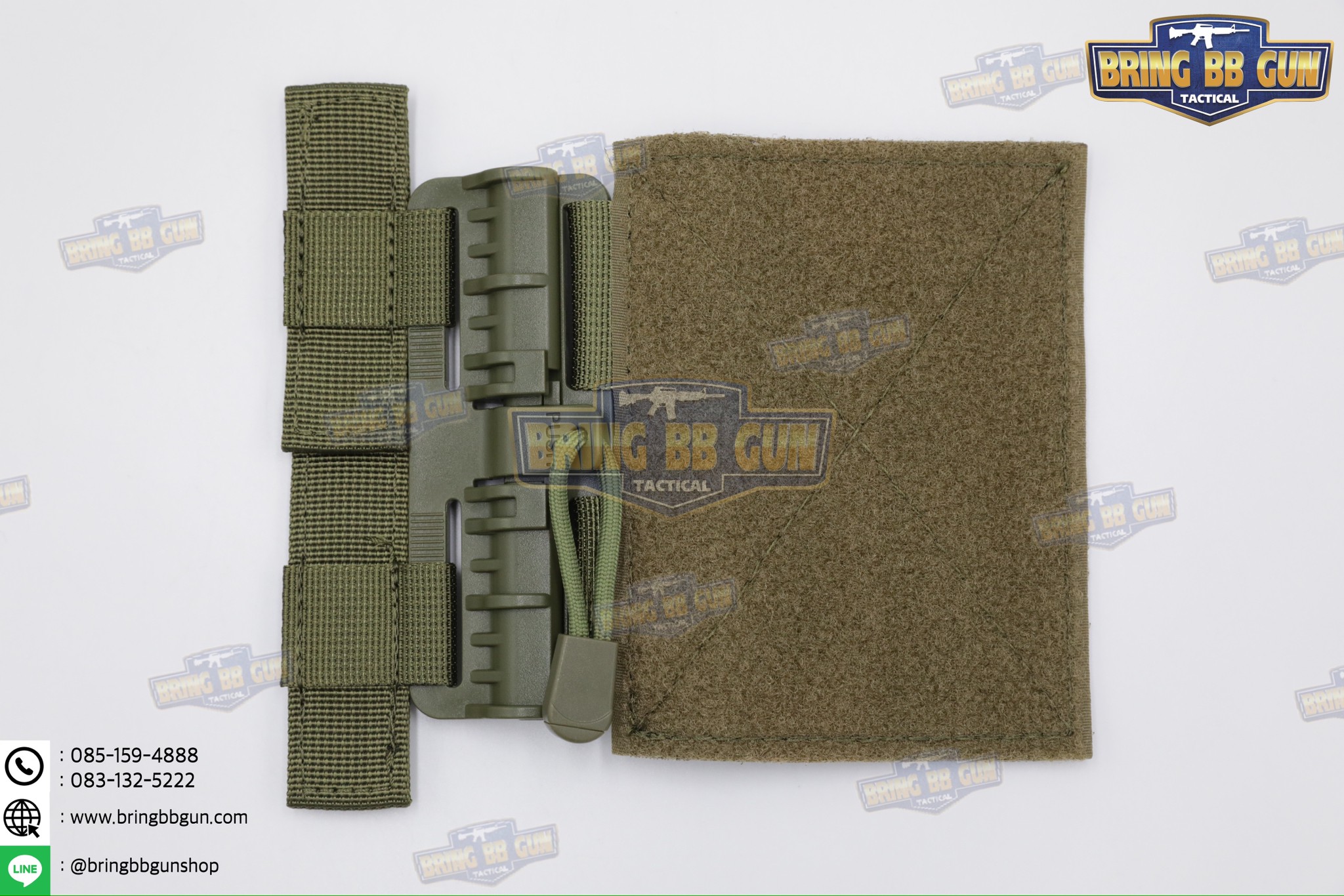 ชุดเซ็ตปลดเสื้อเกราะไว (ชุดปลดไวเสื้อเวส QR1) (Molle Quick Release Buckle Set)