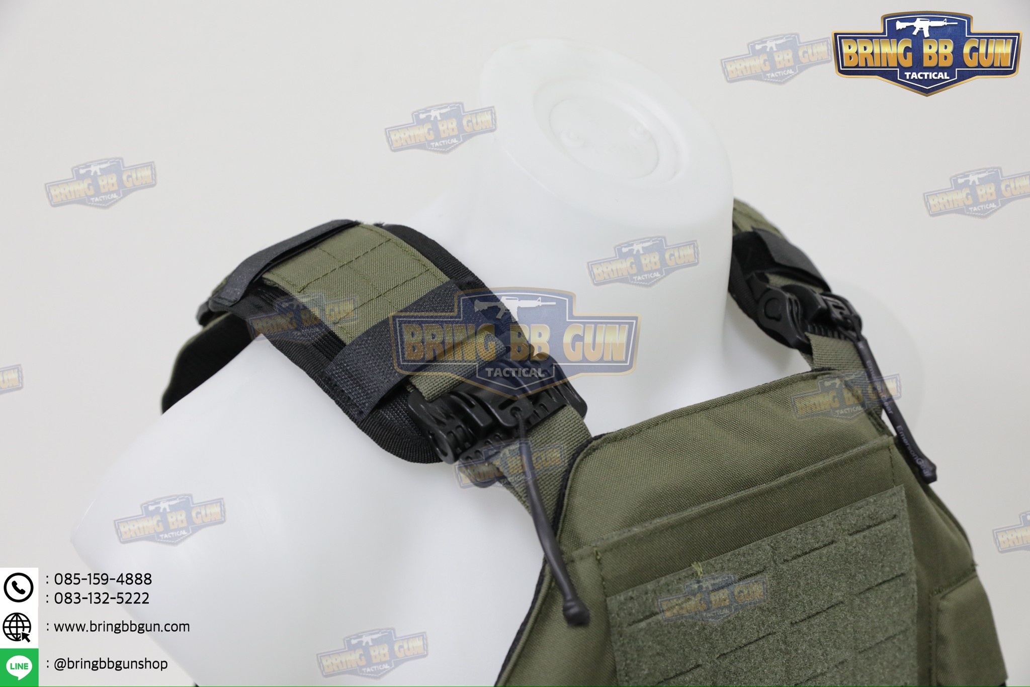 รองบ่าติดเสื้อเวส รุ่น 3D แบบวงรี (แผ่นฟองน้ำรองบ่า) (Tactical Shoulder Pads) (Shoulder Pads)