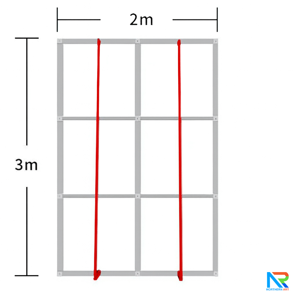 VINYL BACKDROP OUTDOOR แบคดรอบไวนิล รุ่น 3x3 ขนาด (W)200-300 x (H)200-300 cm. โครงอะลูมิเนียมพร้อมขาค้ำยัน ถอดประกอบได้ เหมาะกับงานภายนอกอาคาร