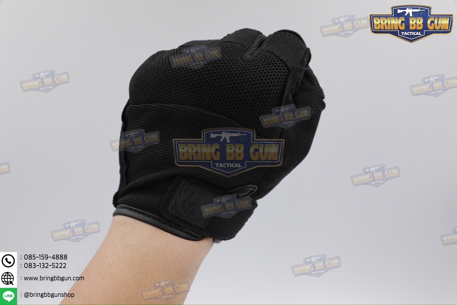 ถุงมือเต็มนิ้ว ทรง Alpha (Tactical Glove) (ถุงมือหมูป่า) (Full Dexterity Tactical Glove)