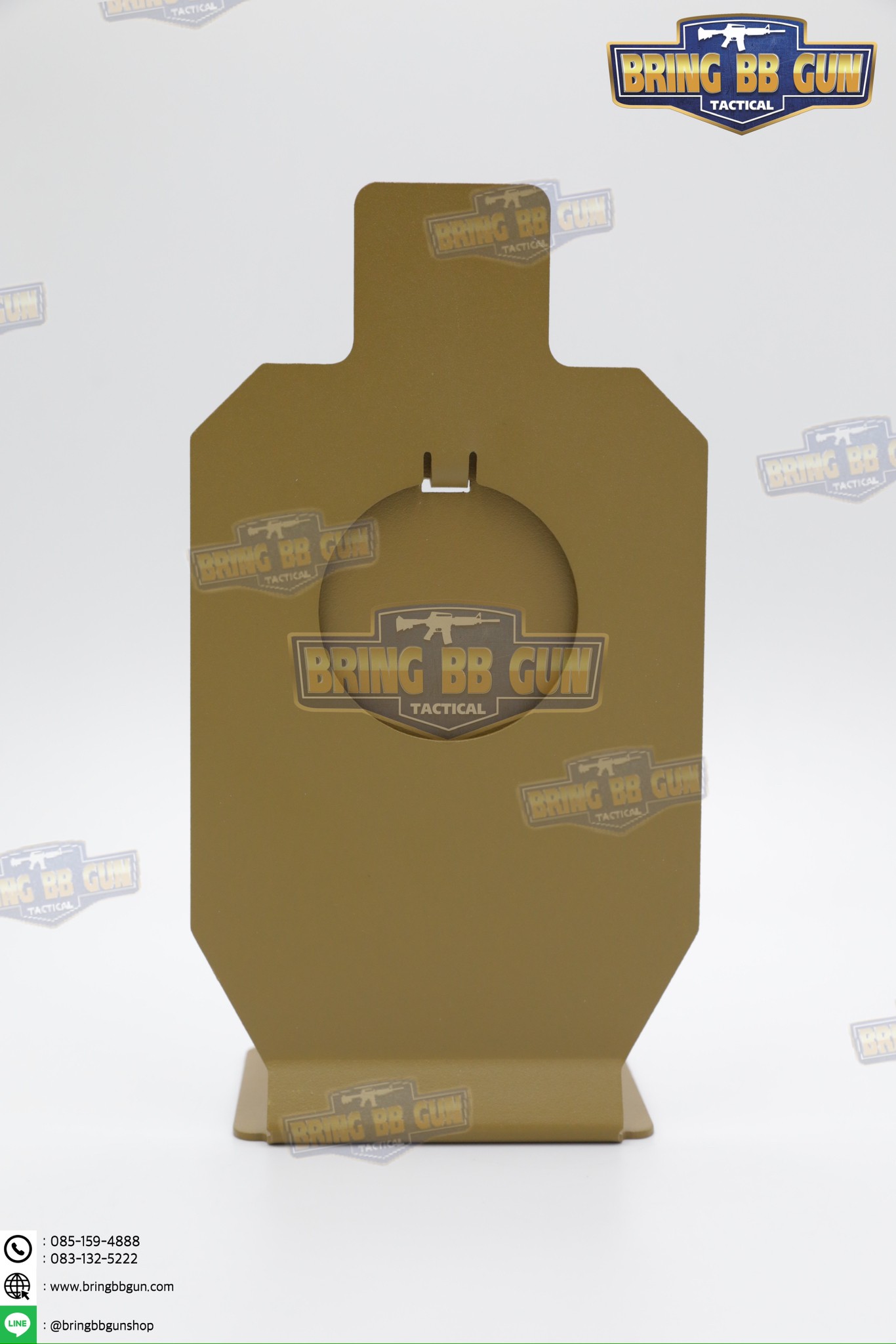 เป้าเพลทเหล็กสำหรับฝึกซ้อมยิงปืนบีบีกัน รุ่น B03 (เป้าซ้อมยิงรูปคนจิ๋ว)