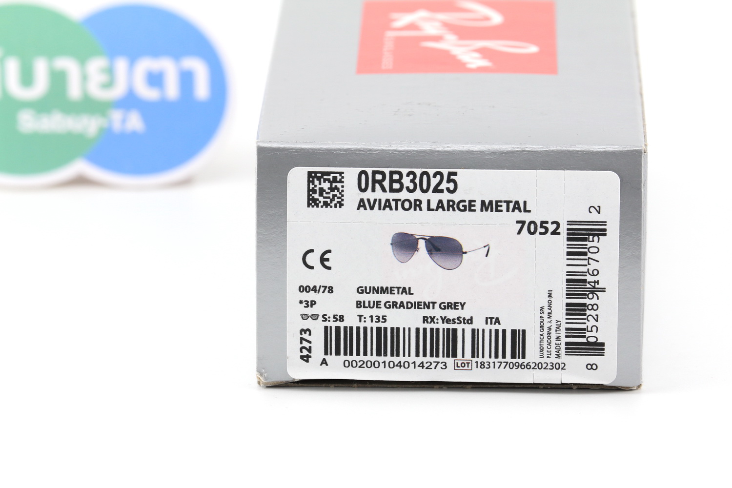 RayBan Aviator RB3025 004/78 Polarized Lens