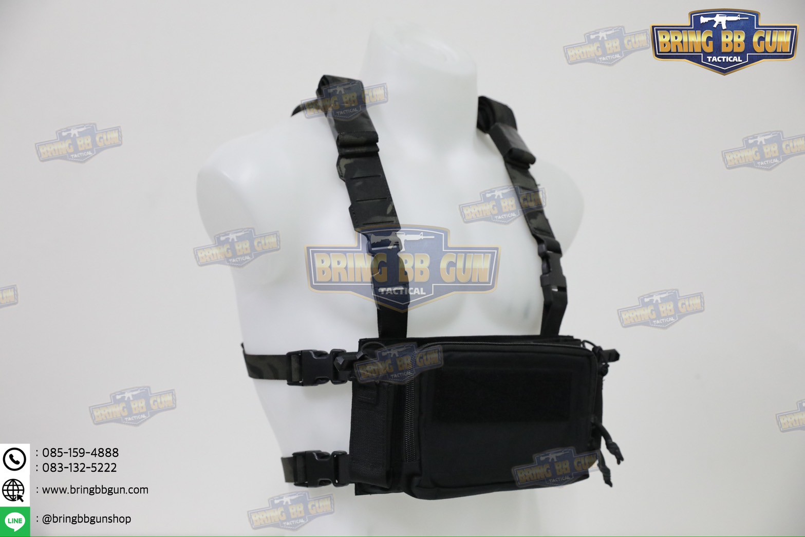 สายโยงบ่า (Chest Rig Harness) (สายโยงบ่าแบบแต่ง)