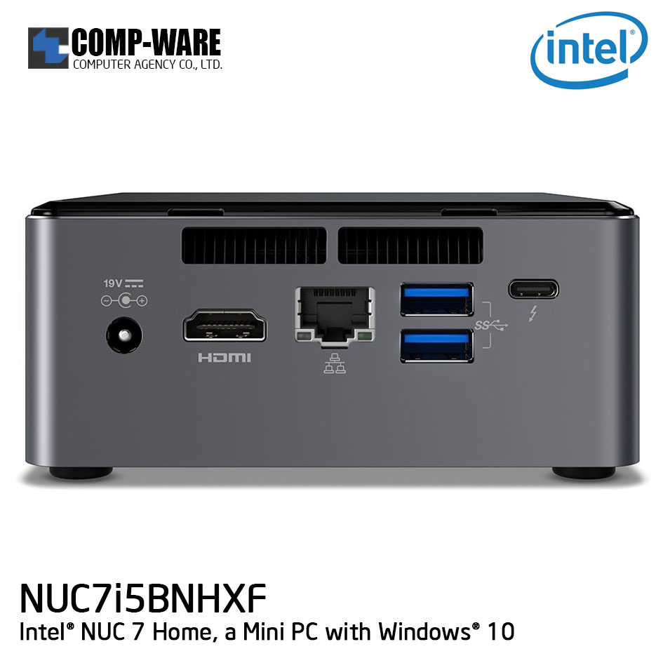 Intel NUC7I5BNHXF NUC Mini PC - i5 7260U 4GB RAM 1TB HDD Intel Optane 16GB Windows 10 (BOXNUC7i5BNHXF)