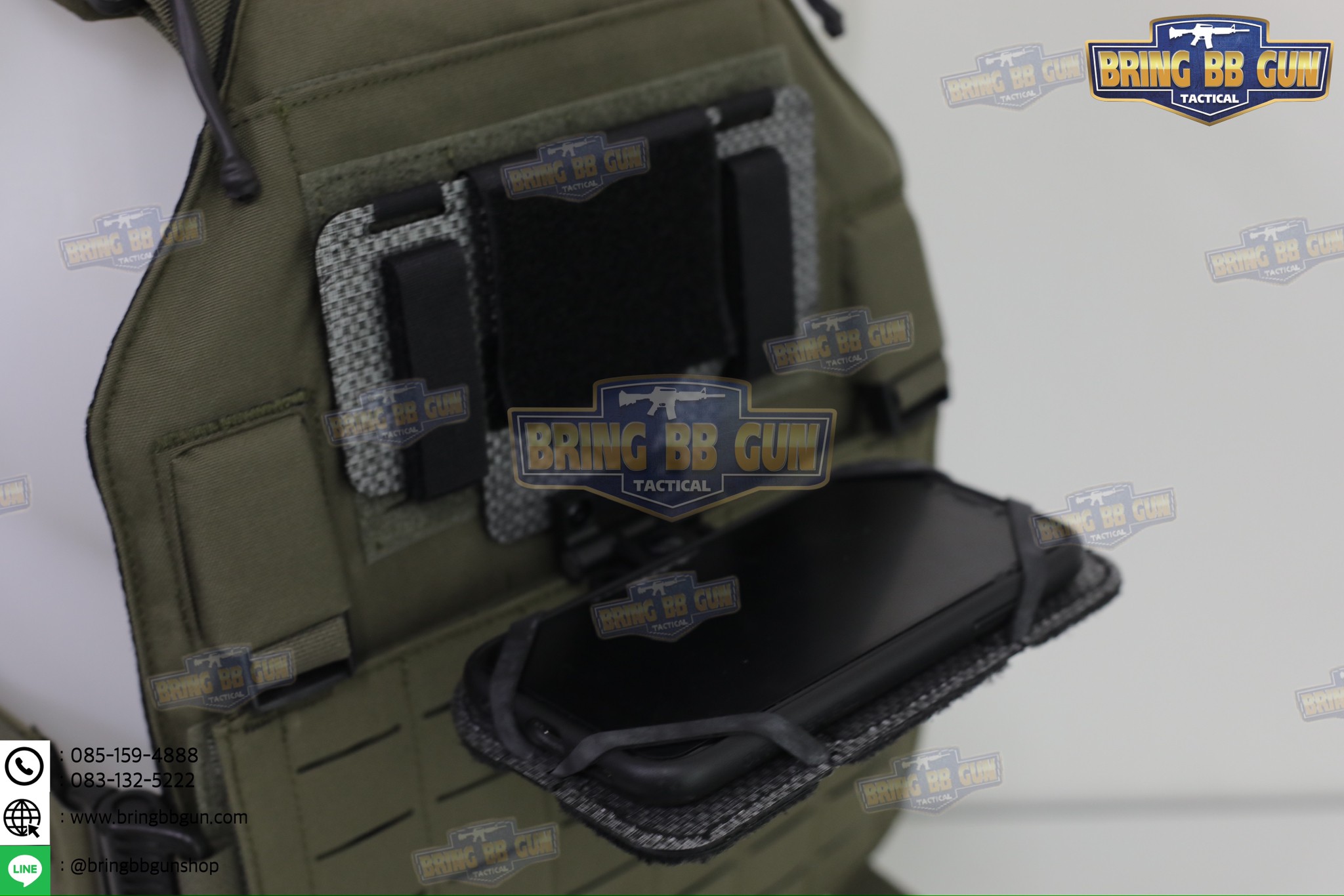 Lightweight Foldable Phone Pouch เคสโทรศัพท์ติดเสื้อเวส (Folded Navigation Board