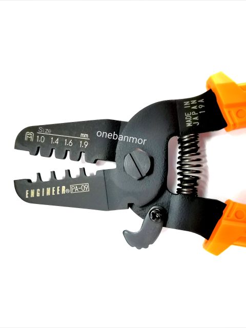 Engineer PA-09 คีมหนีบ ย้ำหางปลาคุณภาพสูง สำหรับมืออาชีพตัวจริง Made in Japan ของแท้ 100% ออกใบกำกับภาษีได้