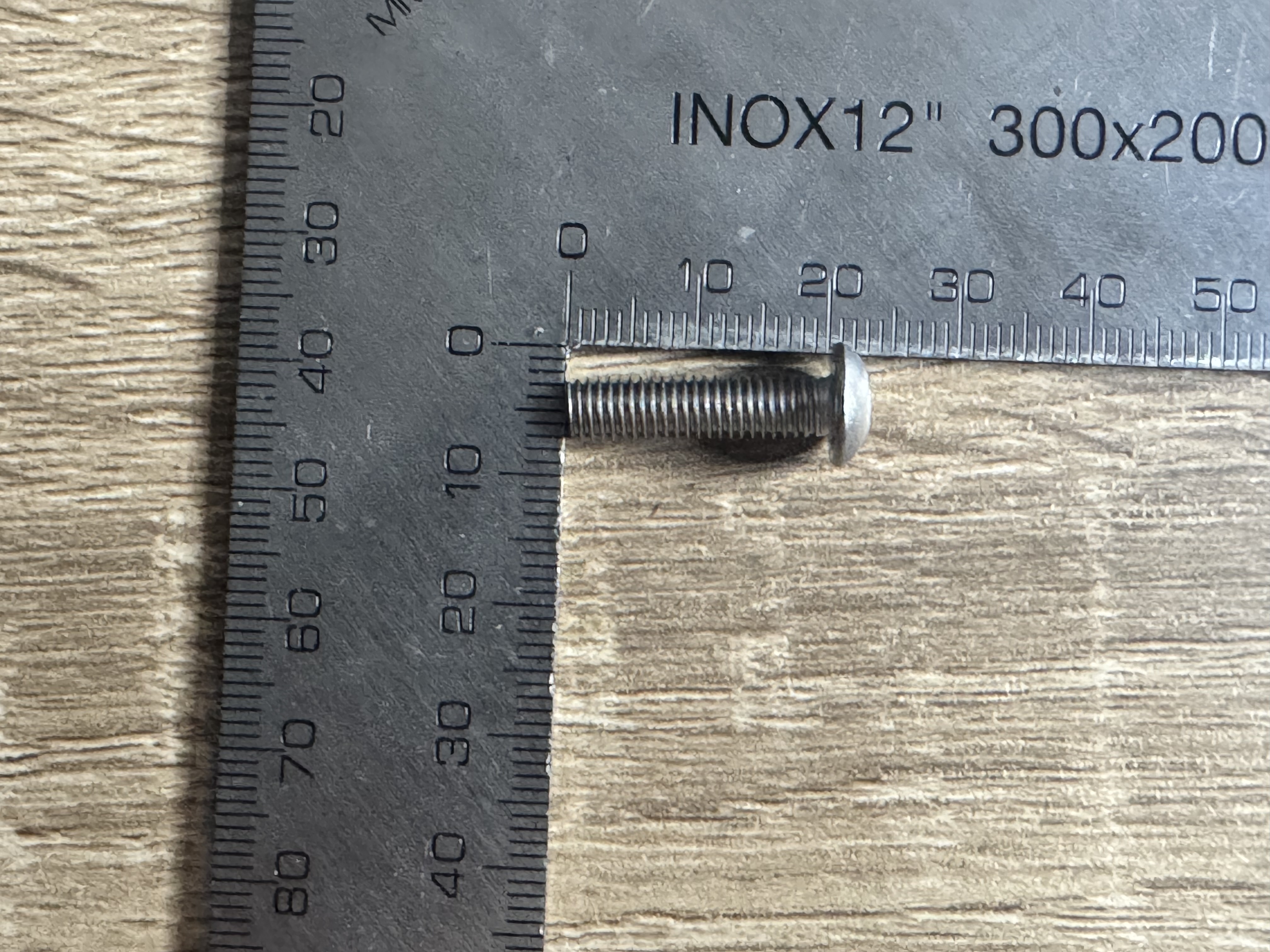 สกรูหัวจมกลมสเตนเลส M5x20 ความยาวเกลียว 20 mm (ชุด 10 ตัว)