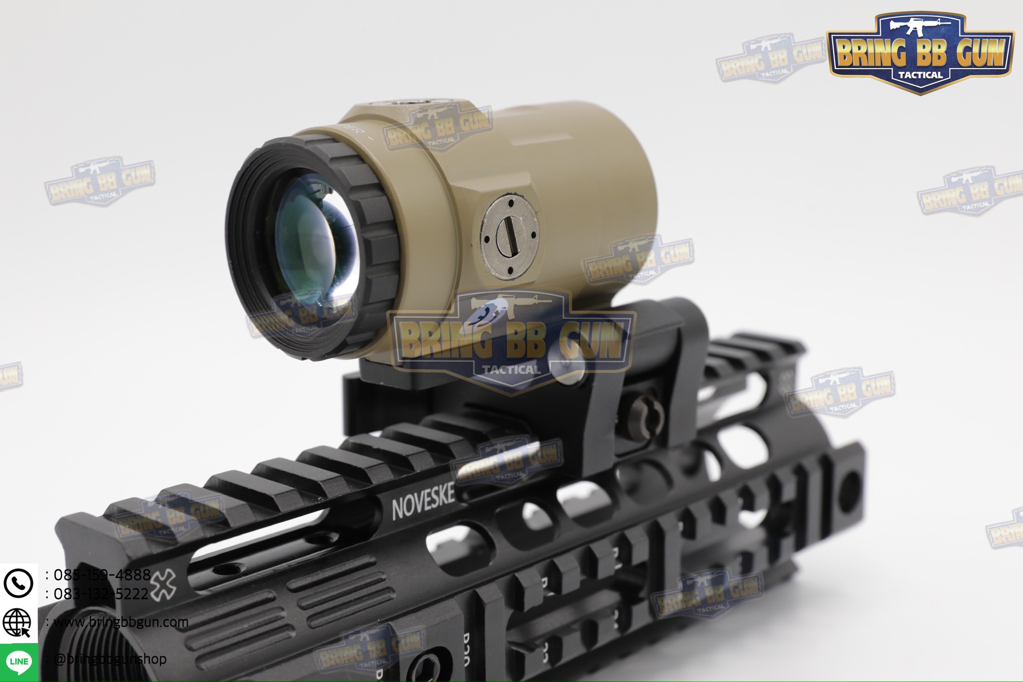 ซูมหลังดอท ทรง Trijicon (Trijicon 3x Magnifier for MRO HD)