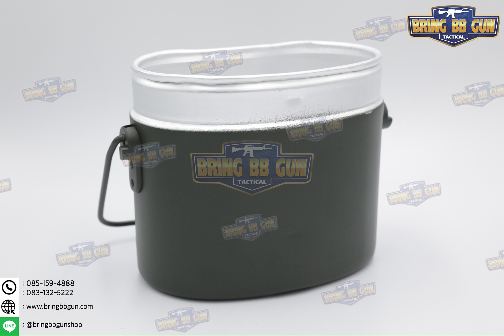 หม้อสนาม (ทรงเยอรมัน) (หม้อสนาม ทบ.) (หม้อสนามอเนกประสงค์) (เดินป่า)(เข้าค่าย)(Camping) (ทหารพราน)(ลาดตระเวน)(เขาชนไก่)