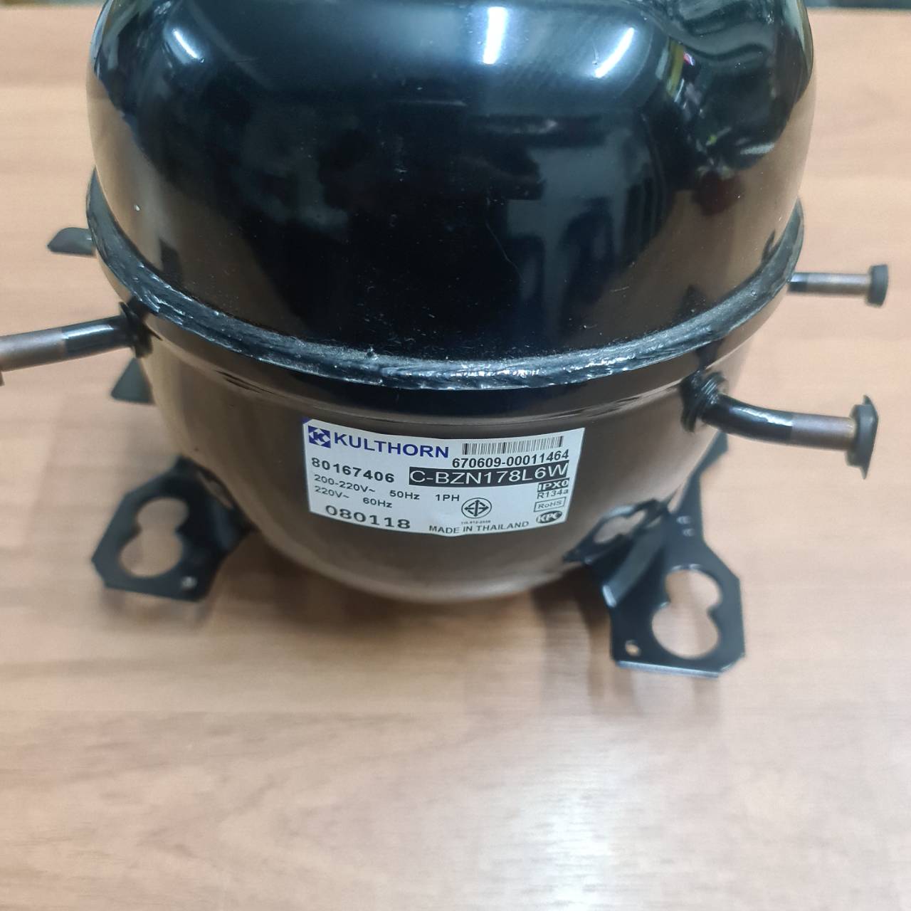 0000647 คอมเพรสเซอร์ ตู้เย็น ตู้แช่ รุ่น C-BZN178L6W น้ำยา R134a