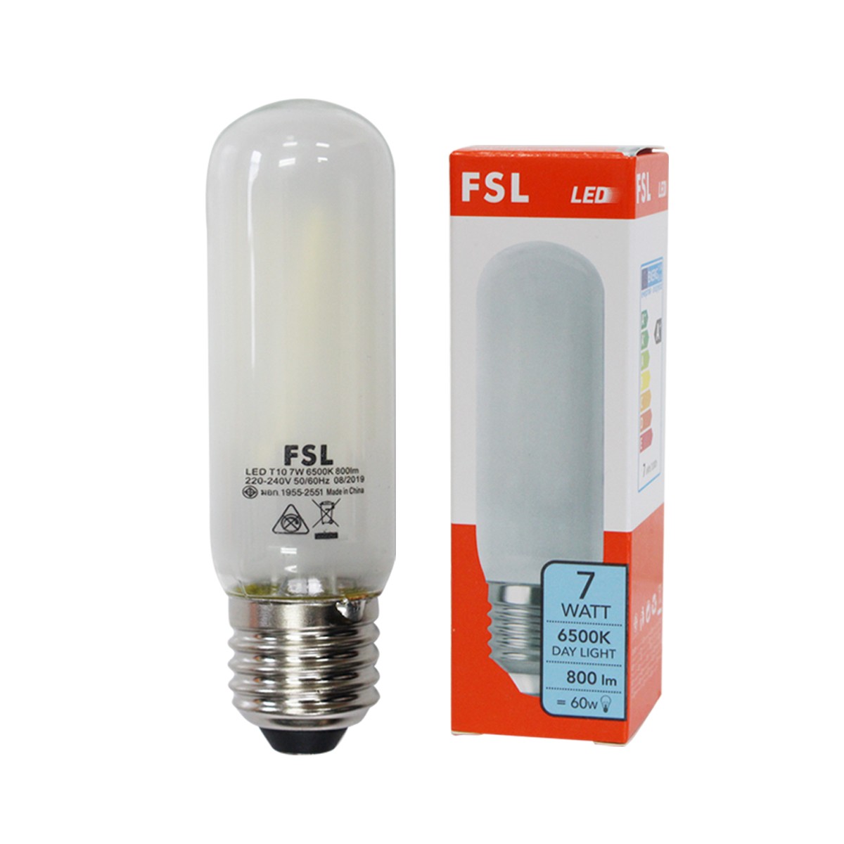 หลอดทรงกระบอก FSL-BULB-T10-7W