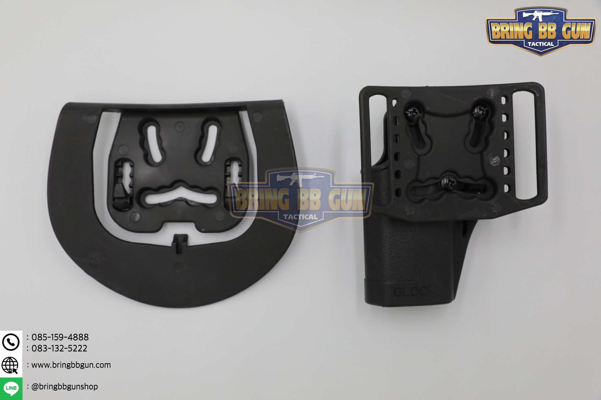 ซองปืนพกนอก ทรง Black Hawk รุ่น Glock19 สำหรับปืน : Glock 19/23/32/36