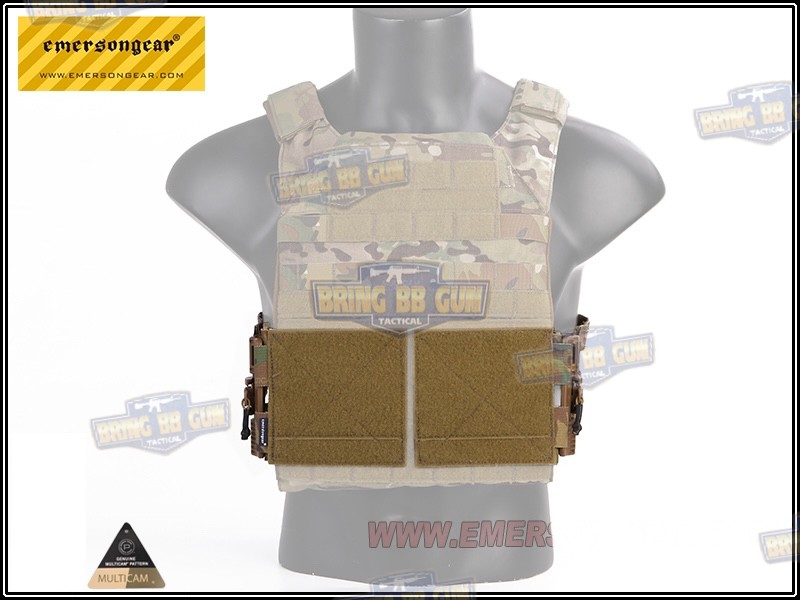 ชุดเซ็ตปลดเสื้อเกราะไว (ชุดสายโอบ-ปลดไว) ยี่ห้อ Emerson (Vest single point quick release Mesh Cummerbund) (Quick Release Cummerbund Set)