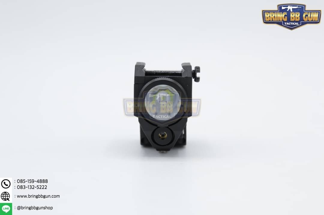 ไฟฉายและเลเซอร์ ติดปืนสั้น รุ่น B103 หัวชาร์จไฟแบบแม่เหล็ก