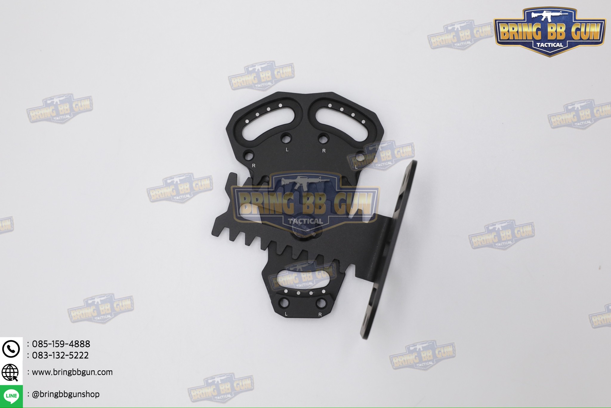 เพลทเสริมซองปืนติดเพ้าทูนิเก้ รุ่น NCP2 (แผ่นเพลทติดอุปกรณ์เสริมซองปืน) (Tourniquet Adapter Mount) (Tourniquet Adapter Mount for Safariland Holsters) (BBC NCP2) (NCP2 for Safariland Holsters) (Negative Cant Plate)