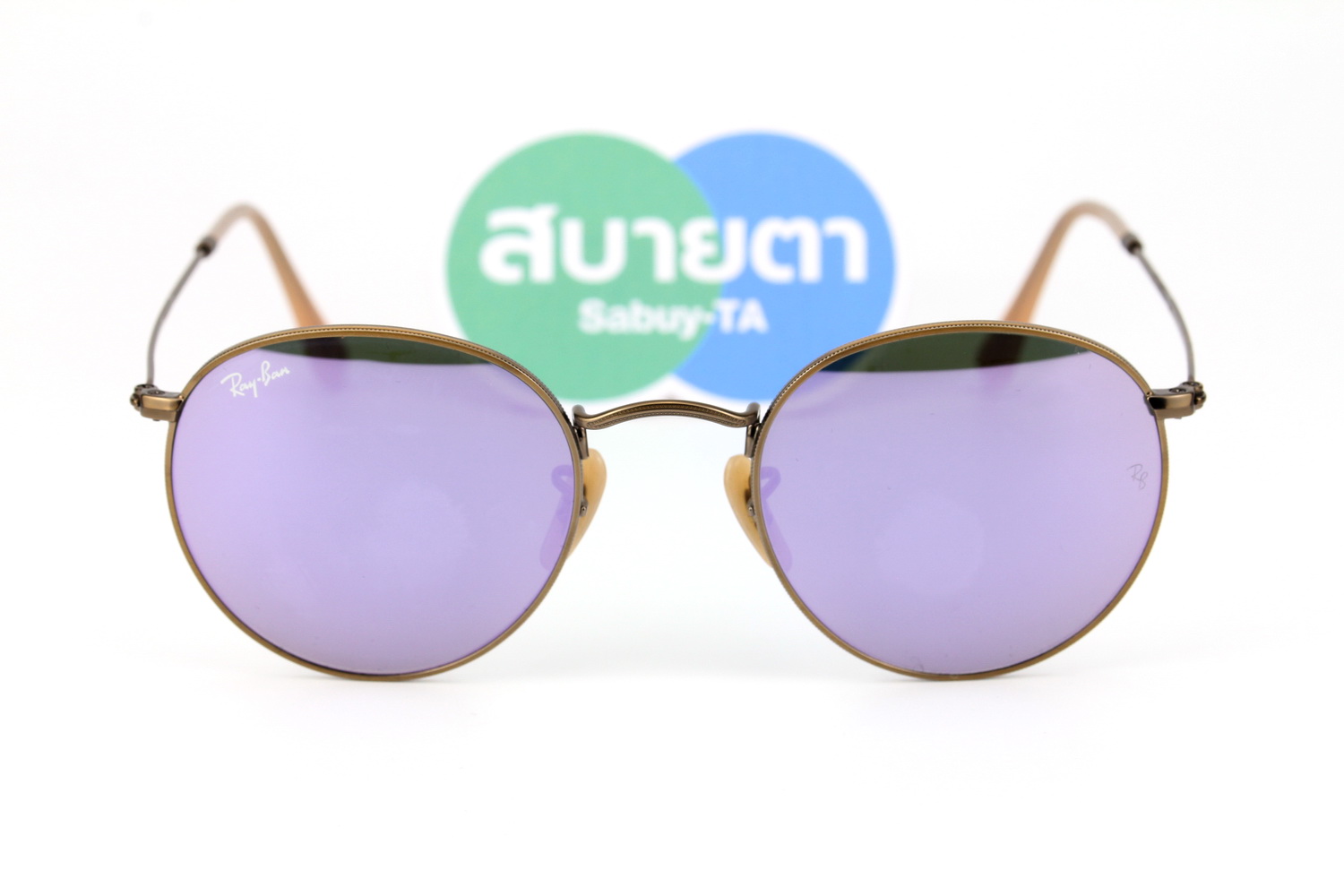 RayBan Round Flash RB3447 167/4K
